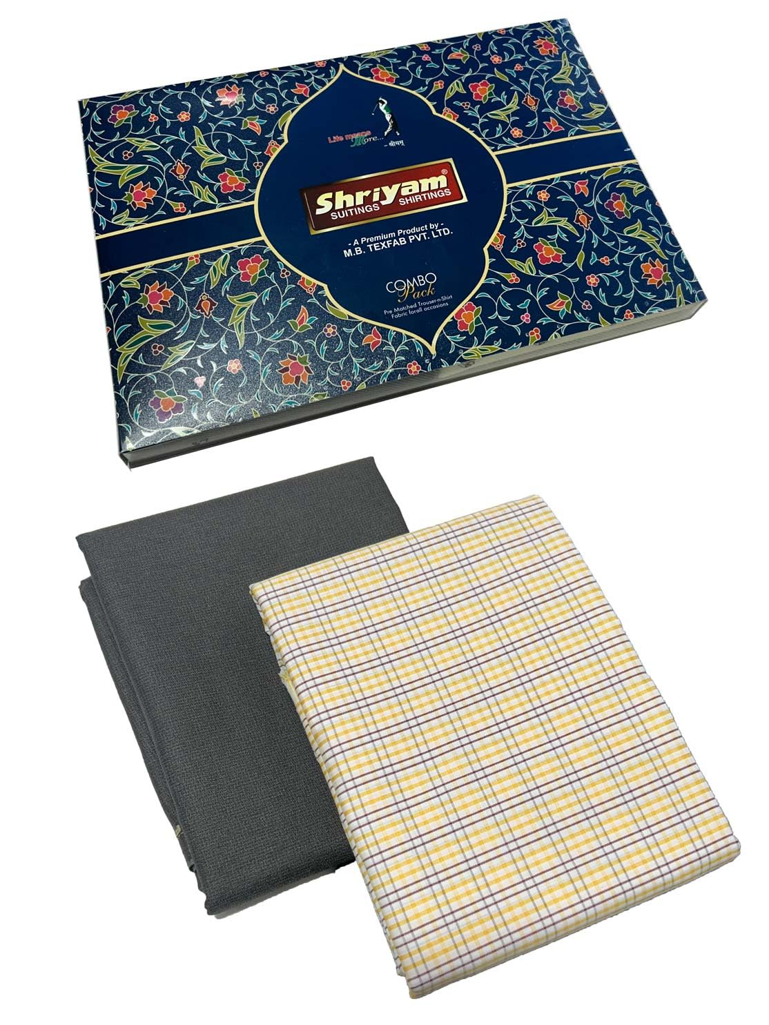 shriyam Checkered Shirt Pant Combo Pack (Checks, Free Size, Full Length Fabric)-picture-12