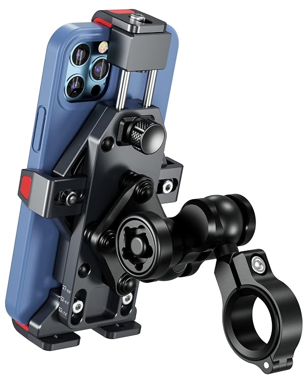 BRCOVAN Anti-Theft Aluminum Alloy Motorcycle Phone Mount Holder by BRCOVAN - Used condition - US$59.49