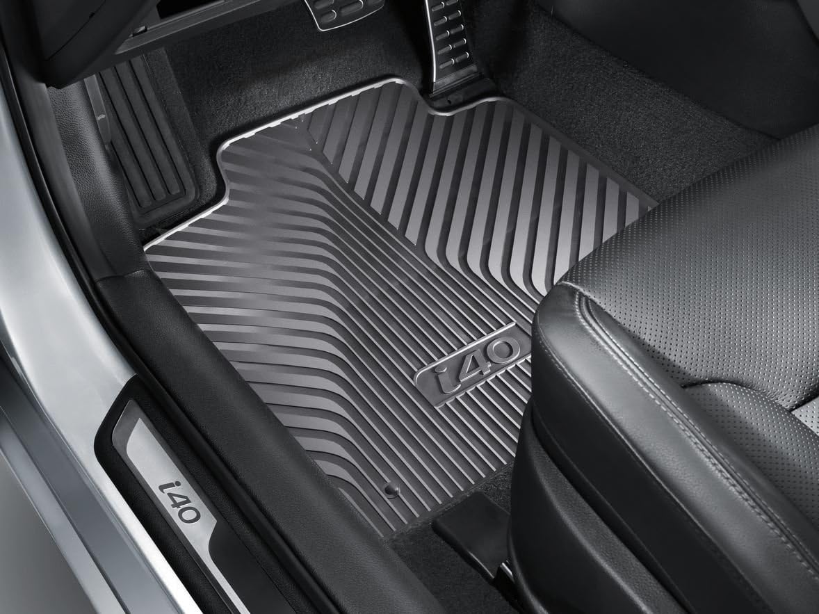 Genuine Hyundai i40 Footwell Floor Mats, all weather Feet Foot Mats Protection Safety Official Hyundai