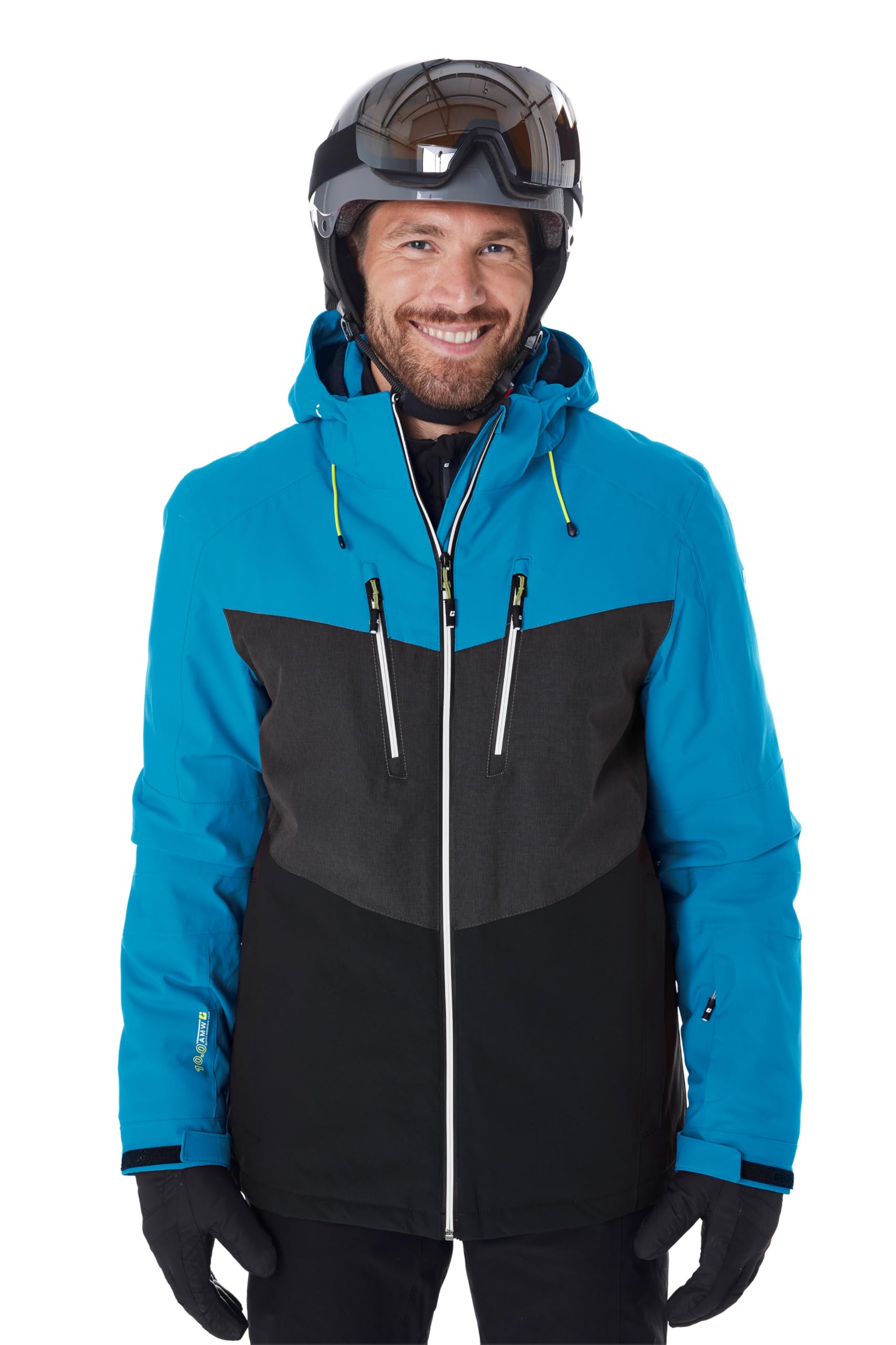 Killtec Herren Ksw 45 Mn Ski Jckt Skijacke/Funktionsjacke mit abzippbarer Kapuze und Schneefang