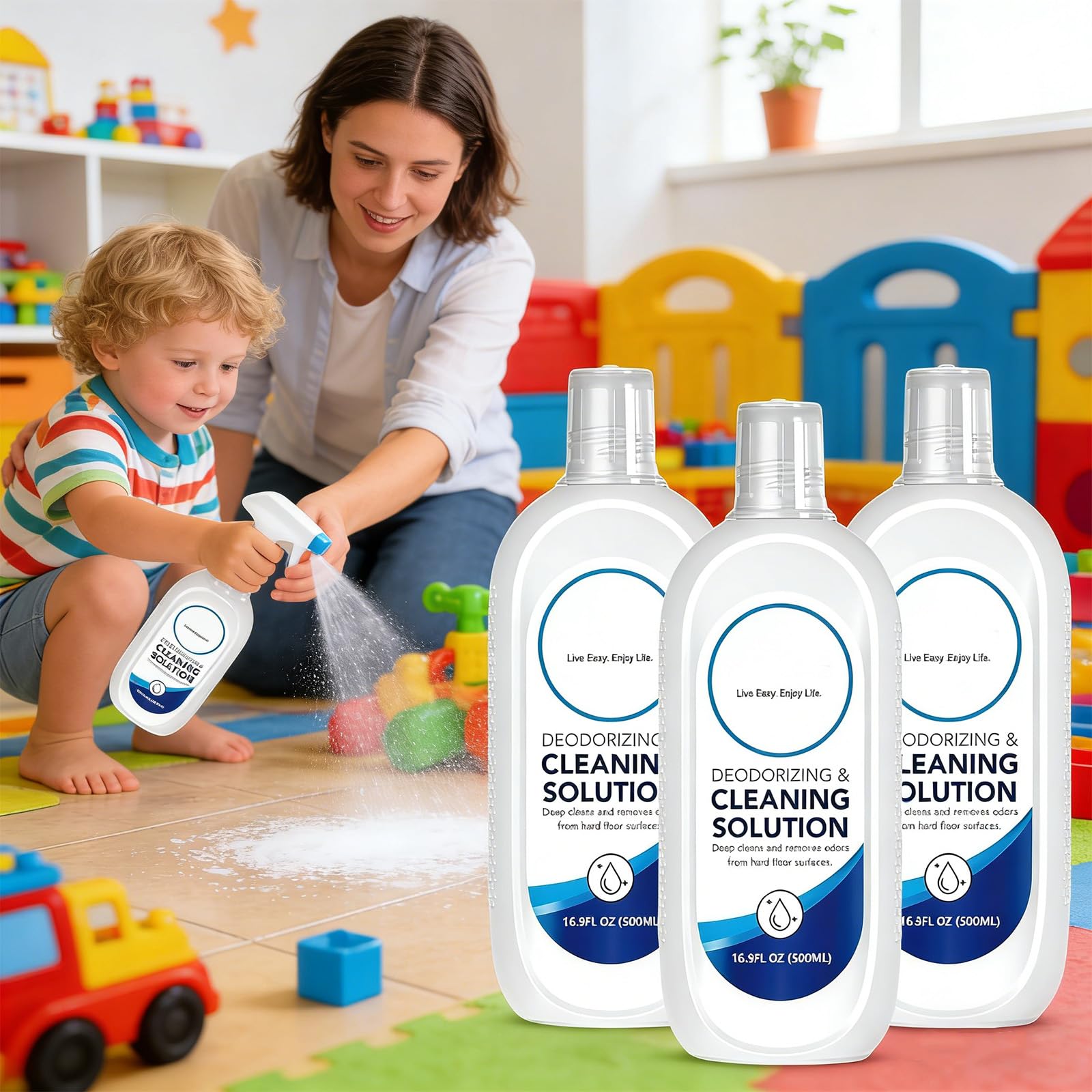 Tineco Reinigungsmittel 500 mL, Reinigungsmittel Kompatibel mit Tineco FLOOR ONE S3,S5,S6,S7& iFLOOR, Tiefenreinigender Bodenreiniger für Verschiedene Bodenbeläge (3 pcs)