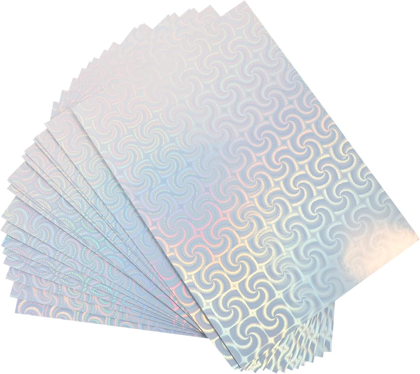 EXCEART 20 hojas de vinilo adhesivo holográfico hojas de vinilo permanente impermeable