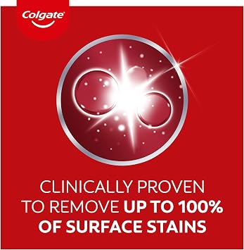 Colgate Max White One Toothpaste 3 X 75ml - Teeth Whitening Toothpaste - Clinically Proven Formula - Removes up to 100% of Surface Stains - Contains Whitening Accelerators - 1 Shade Whiter in 1 Week