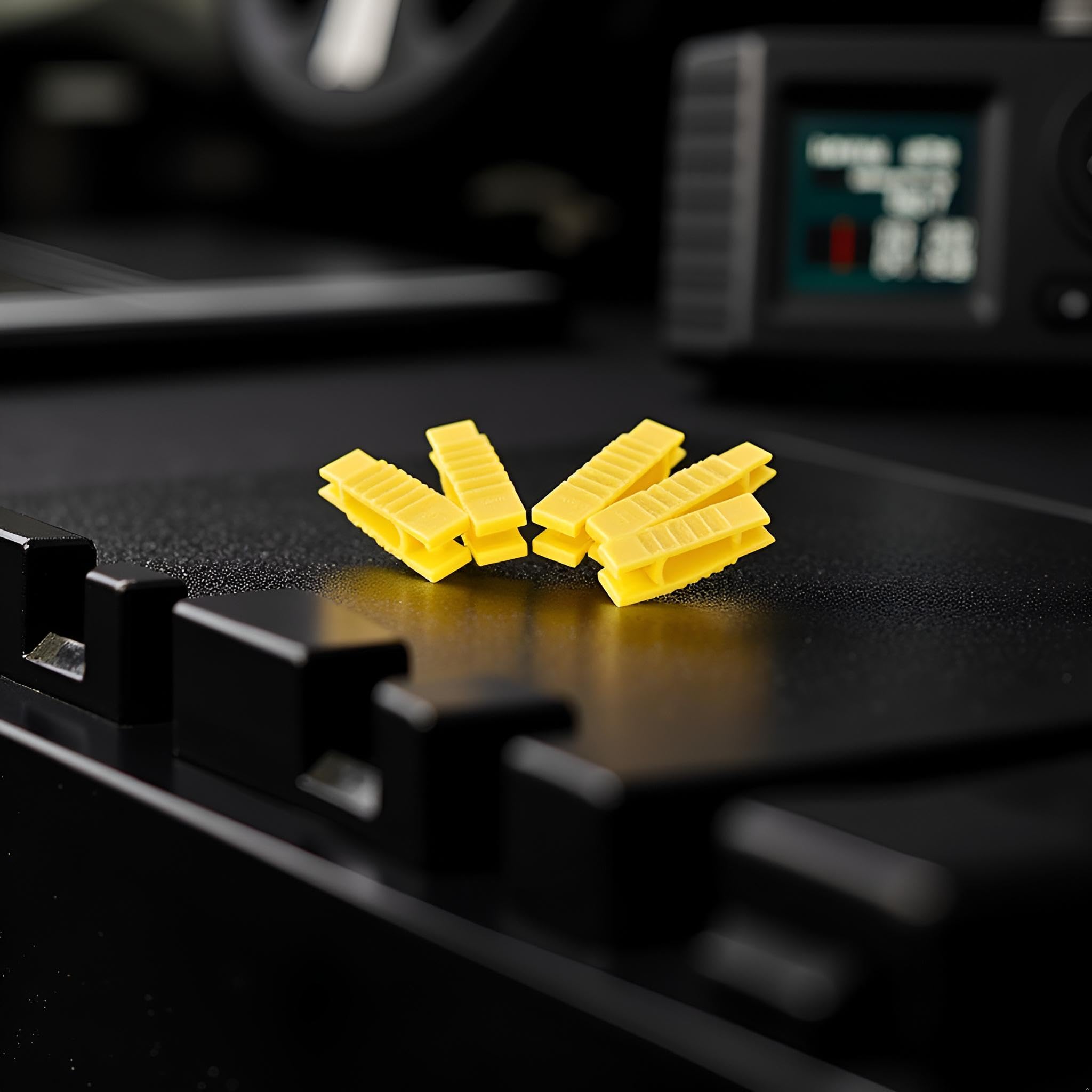 5Pcs Yellow Car Fuse Clips Mini Fuse Puller Insertion Removal Extractor Tool Car Accessories Clips for Car Practical — view 3