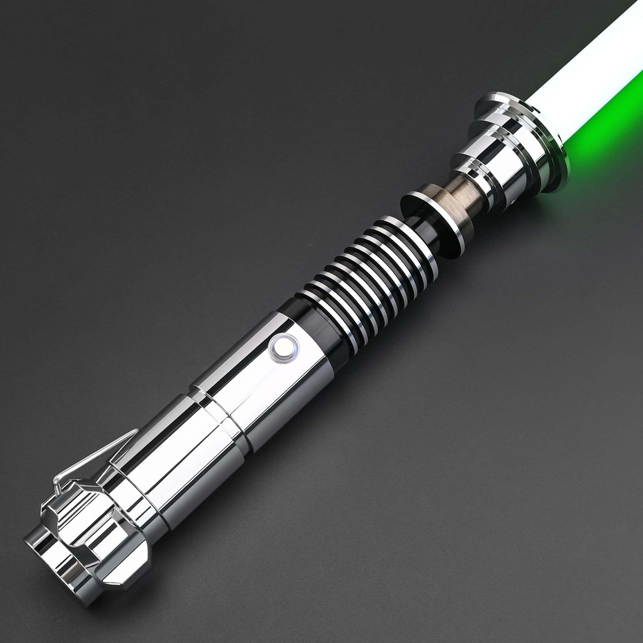 Lorsaberus RGB Duell-Lichtschwert Erwachsene Metallgriff Bewegungssteuerung | Smooth Swing, 12 RGB-Farben, 16 Sound-Fonts, 36-Zoll-Klinge, Geburtstage, Halloween, Cosplay, Geschenk für Erwachsene