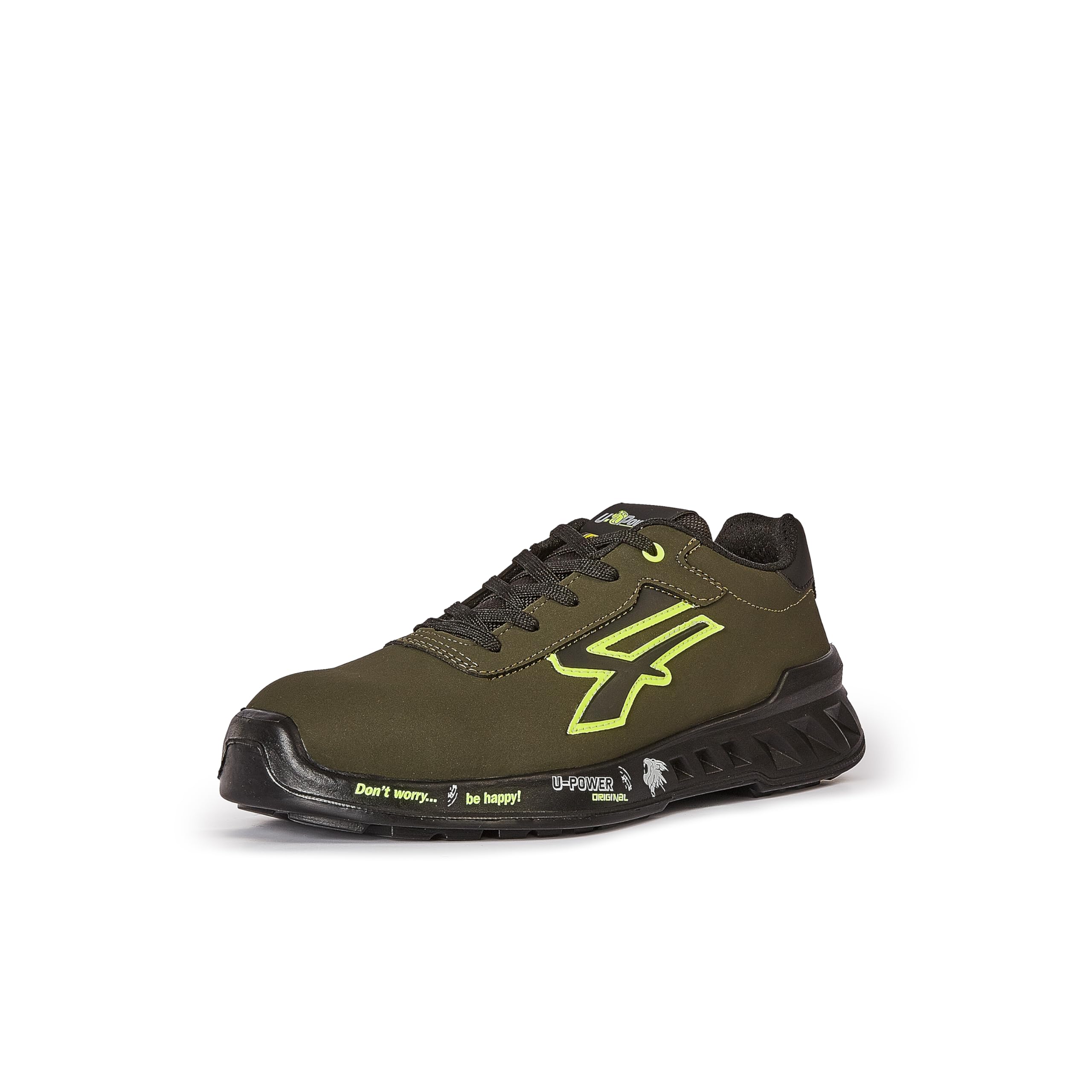 U-Power Don't Worry... BE Happy! Scarpe Antinfortunistiche da Lavoro,Scarpa Bassa,MOD.Ryan S ESD S3s Ci FO SR,Puntale Antiperforazione No Metal Scarpa da lavoroUomo