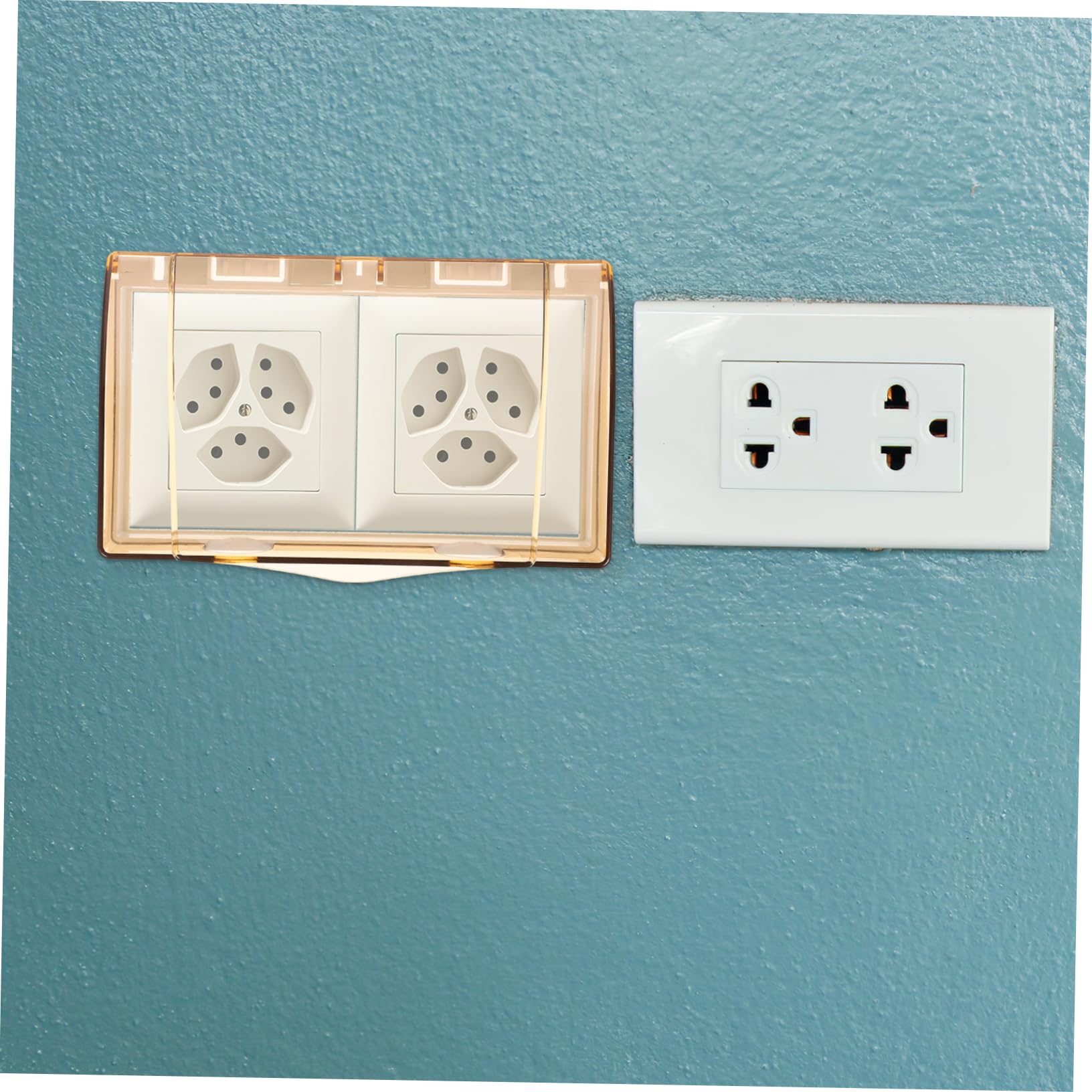 SOLUSTRE 5piezas Cubierta Protectora Para Enchufes Exteriores Diseño Para Baños y Cocinas Instalación y Protección
