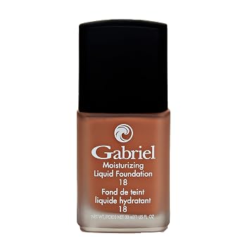 Gabriel Cosmetics Liquid Foundation, Organic Formula- 1 fl oz. Almond, 1.0
