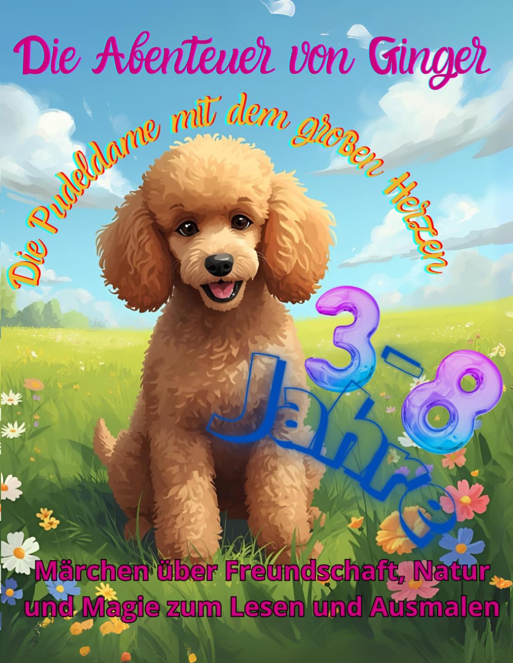 Die Abenteuer von Ginger, der Pudeldame mit dem großen Herzen: Märchen über Freundschaft, Natur und Magie zum Lesen und Ausmalen