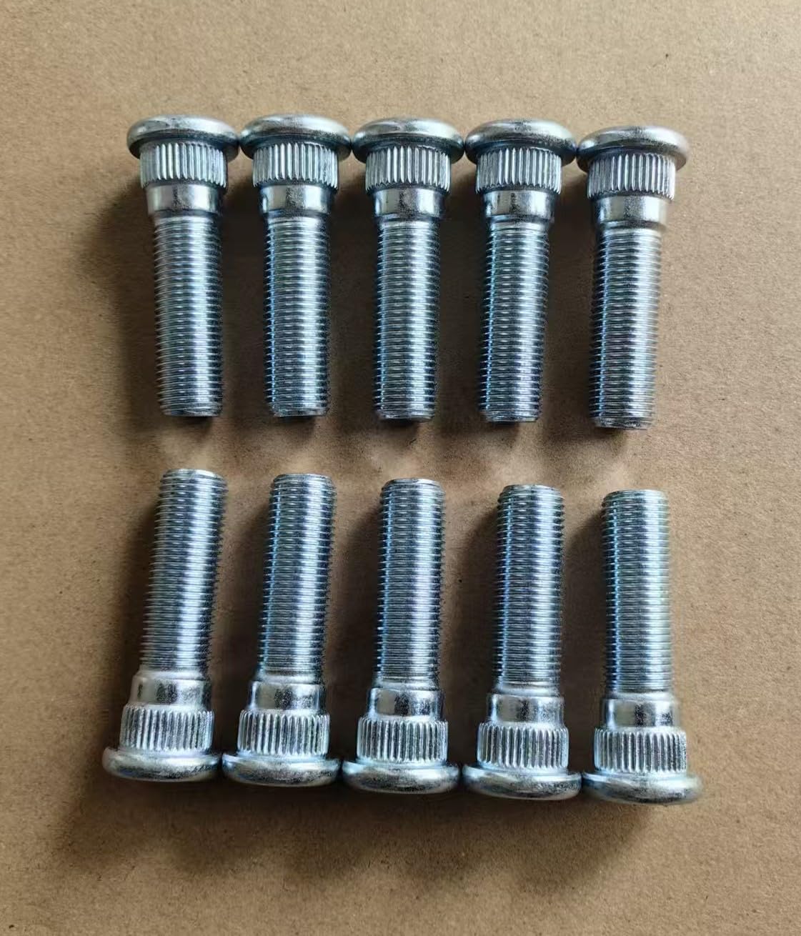 10pcs Front Wheel Studs 610-449 1/2-20 0.625 in. Knurl 1.93 in. Length Replacement for Jeep Cherokee & Grand Cherokee 2000-2001, TJ 1997-2006, Wrangler 1999-2006
