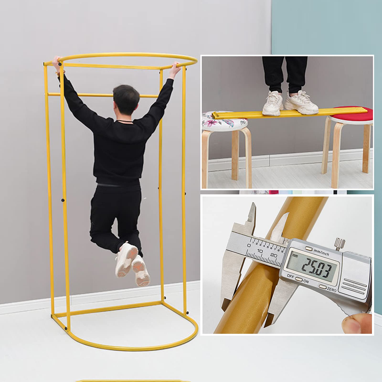 Freistehend Umkleidekabine mit Beschattung Vorhänge, Tragbarer Temporärer Einfacher Umkleidekabine, für Bekleidungsgeschäft, Einkaufszentrum und Büro, Schutz Privatsphäre, 200x100x95cm (Silber)