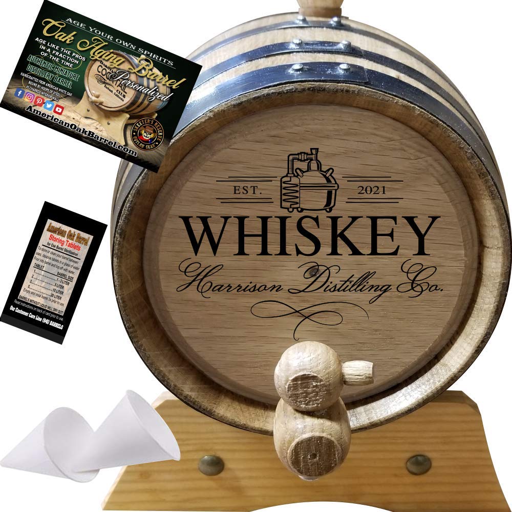 Buy 3 Liter Personalized American Oak Rum Aging Barrel (400) Custom