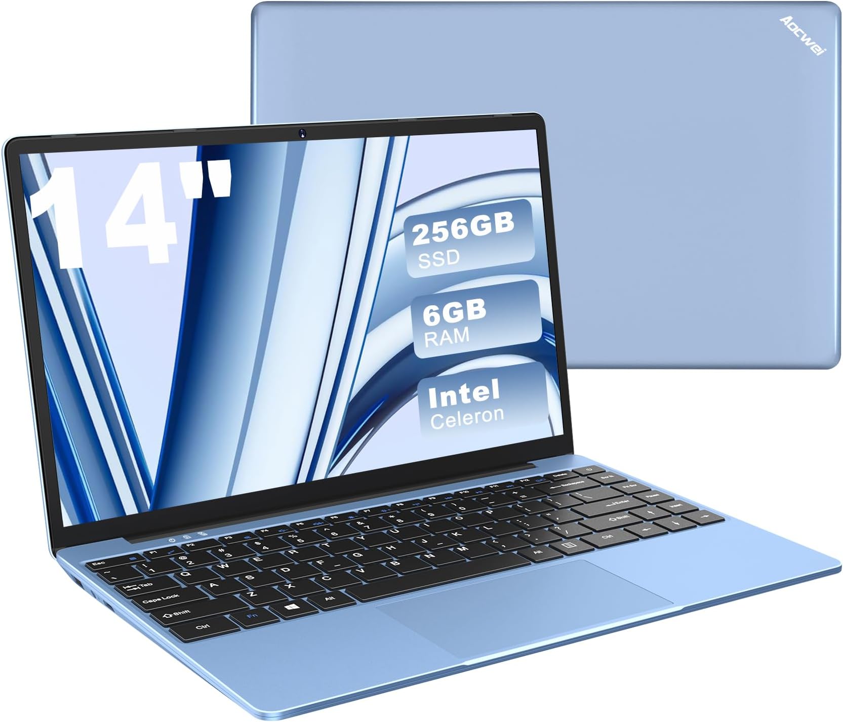 Ordinateur Portable 256 Go 14" Win 11 N4020 Support Expansion