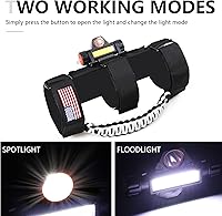 Vista 4 de Asas de agarre para barra estabilizadora con luz de techo para 1945-2025 Jeep Wrangler CJ YJ TJ JK JL Gladiator JT UTV Polaris RZR 2.0”-4.0” jaula