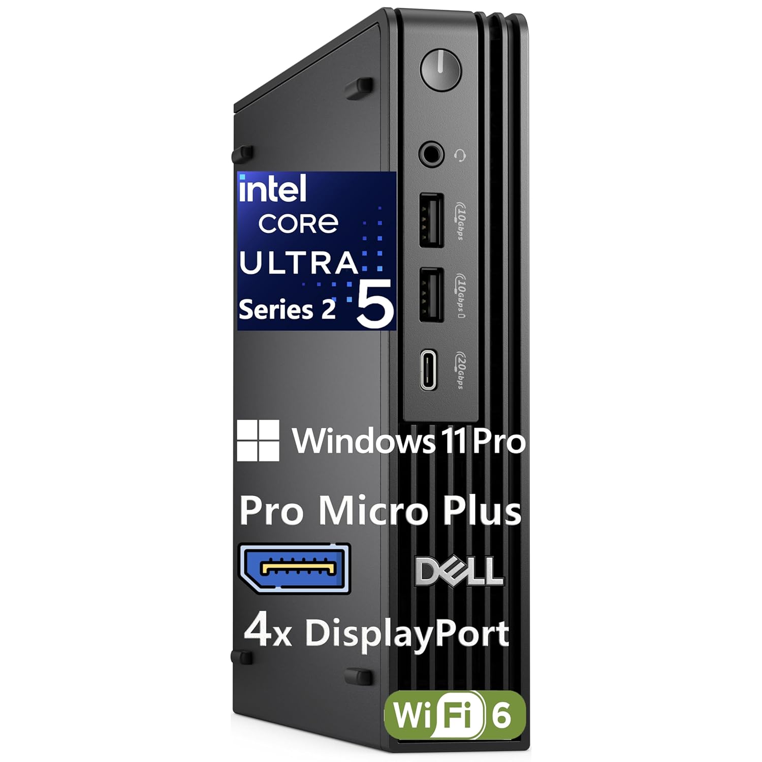 Dell Micro Mini Desktop Next Gen OptiPlex 7000 7020 MFF AI Copilot PC Intel Ultra 5 235 13