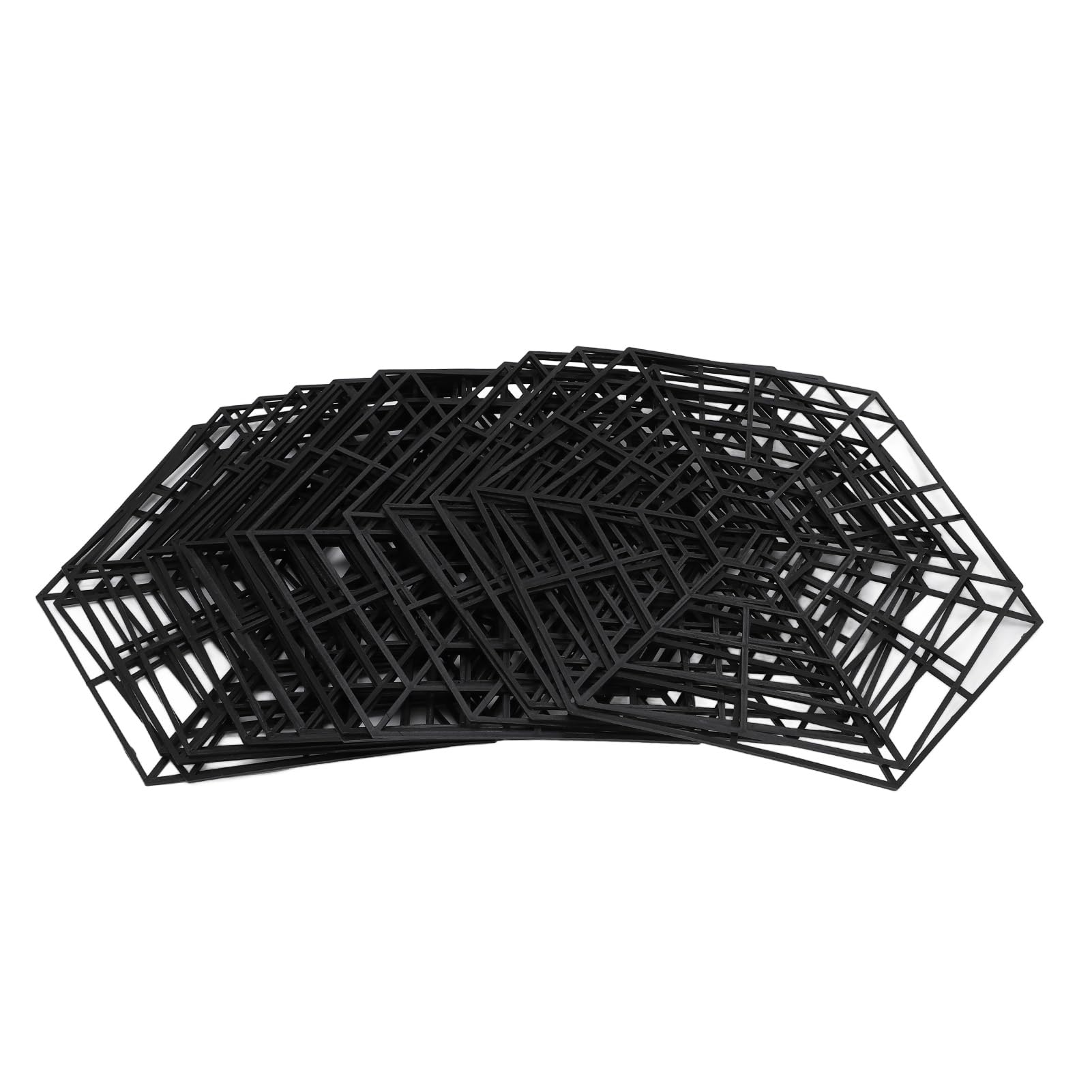 Ensembles de Filets de Protection pour Poissons D'étang, Filet Flottant en Plastique pour Dissuader Les Héron, Léger avec Clips