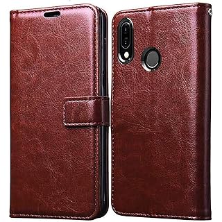 Casotec Leather Flip Case - Brown