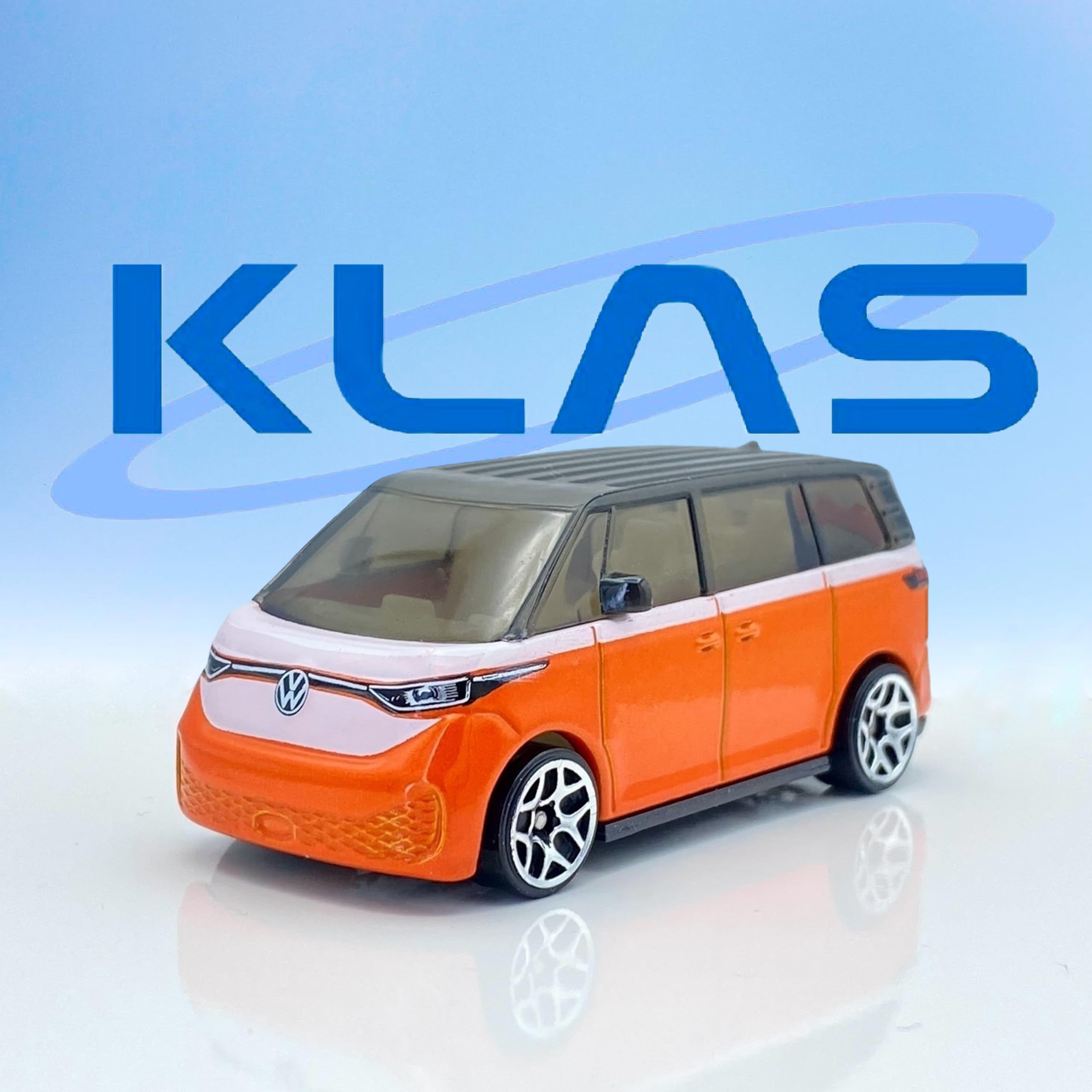Hot Wheels Volkswagen ID. Buzz (Orange, Black & White) 2/5 HW Vans