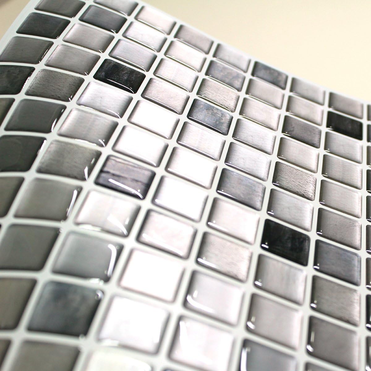 Exclusive Discount 90% Price BEAUSTILE Decorative Tile Stickers Peel Stick Backsplash Fire Retardant Tile Sheet (Monocrome) (10, 12.2 x 12.2) Authentic Crazy Deals BEAUSTILE Decorative Tile Stickers Peel Stick Backsplash Fire Retardant Tile Sheet (Monocrome) (10, 12.2 x 12.2)