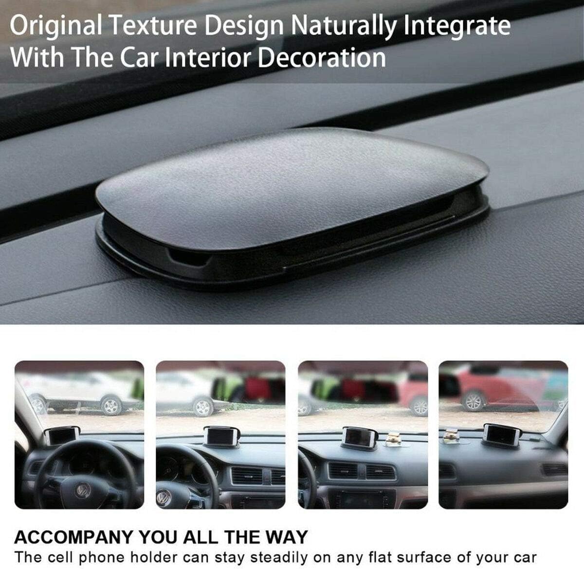 MACHSWON Car Navigator Holder Center Console Top Bottom Cover Type Mobile Phone Bracket Car Dashboard GPS Navigation Slip 3-6.8'in Mobile Phone Holder Mount Bracket Navigation