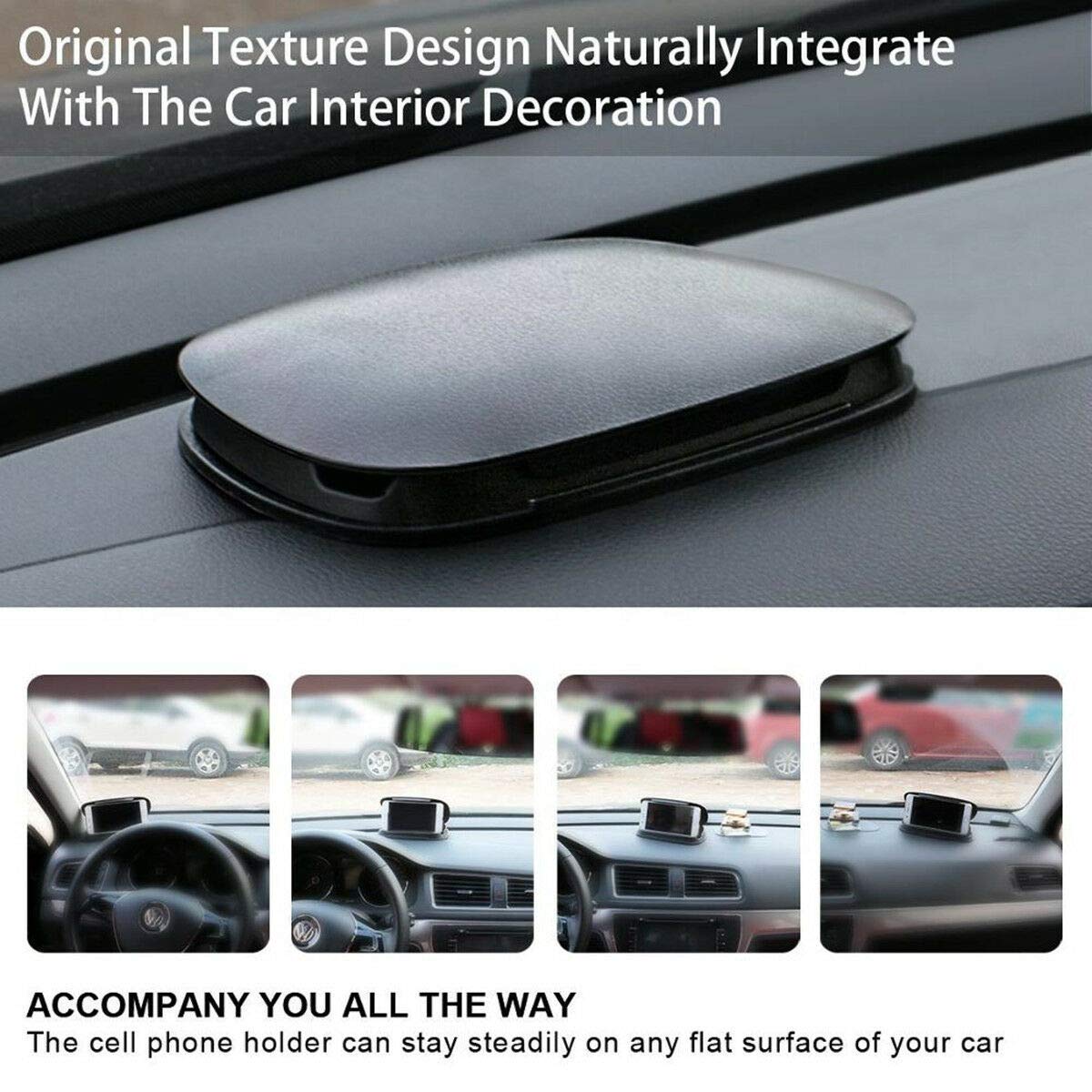 MACHSWON - Supporto per cellulare da auto, supporto per cruscotto, tappetino per cruscotto, supporto GPS