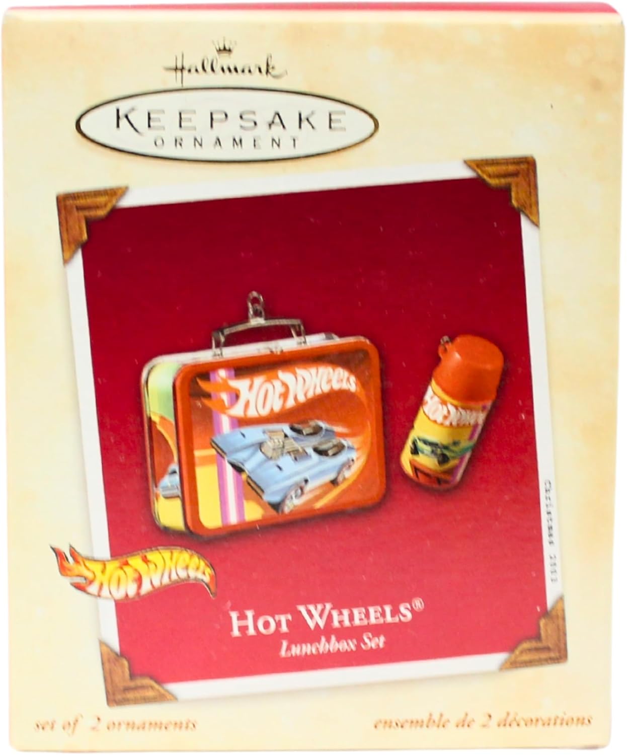 Hallmark HOT Wheels Lunchbox 2003 Ornament QXI8427