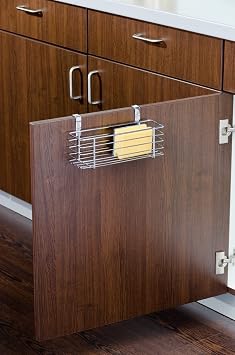 WENKO Corbeille a suspendre Epices, Metal chrome, 24 x 11.5 x 10 cm, Chrome