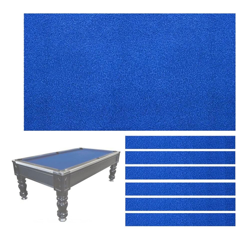 Coussin en feutre de table de billard bleu nappe durable contre l'usure