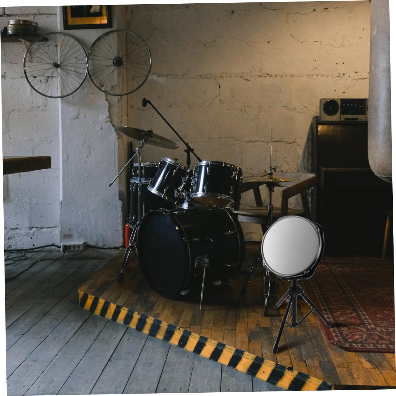 SHOWERORO Übungspad Für Dumb Drums 10-zoll-simulator Lautstärke Für Zuhause Praktisches Übungsaccessoire