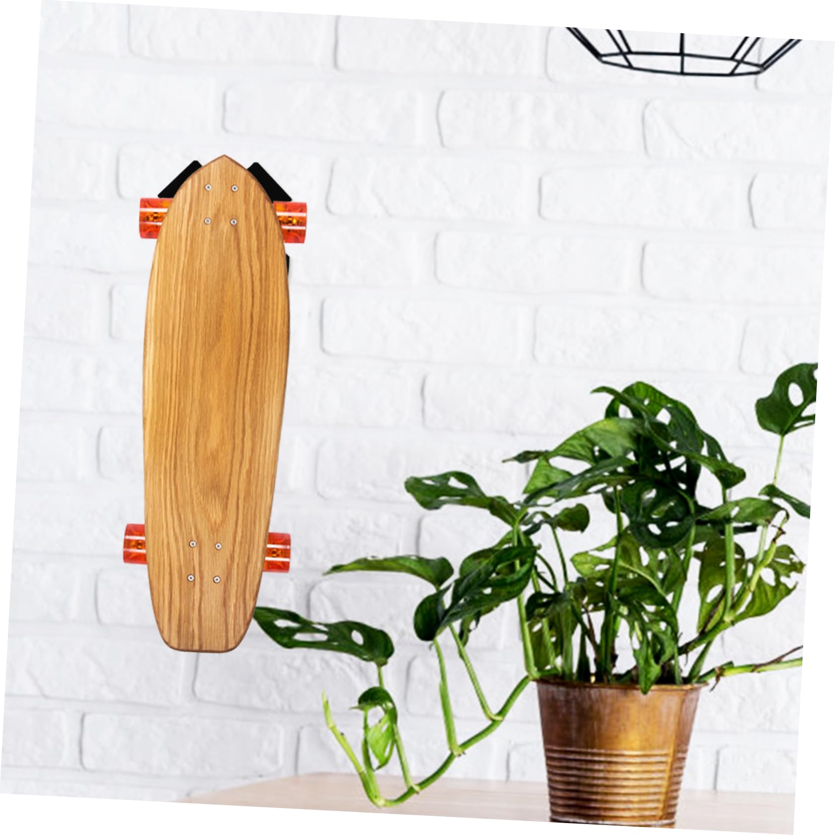 HANABASS Skateboard Mount Display Rack Snowboard Wall Mount Acrylic Skateboard Stand