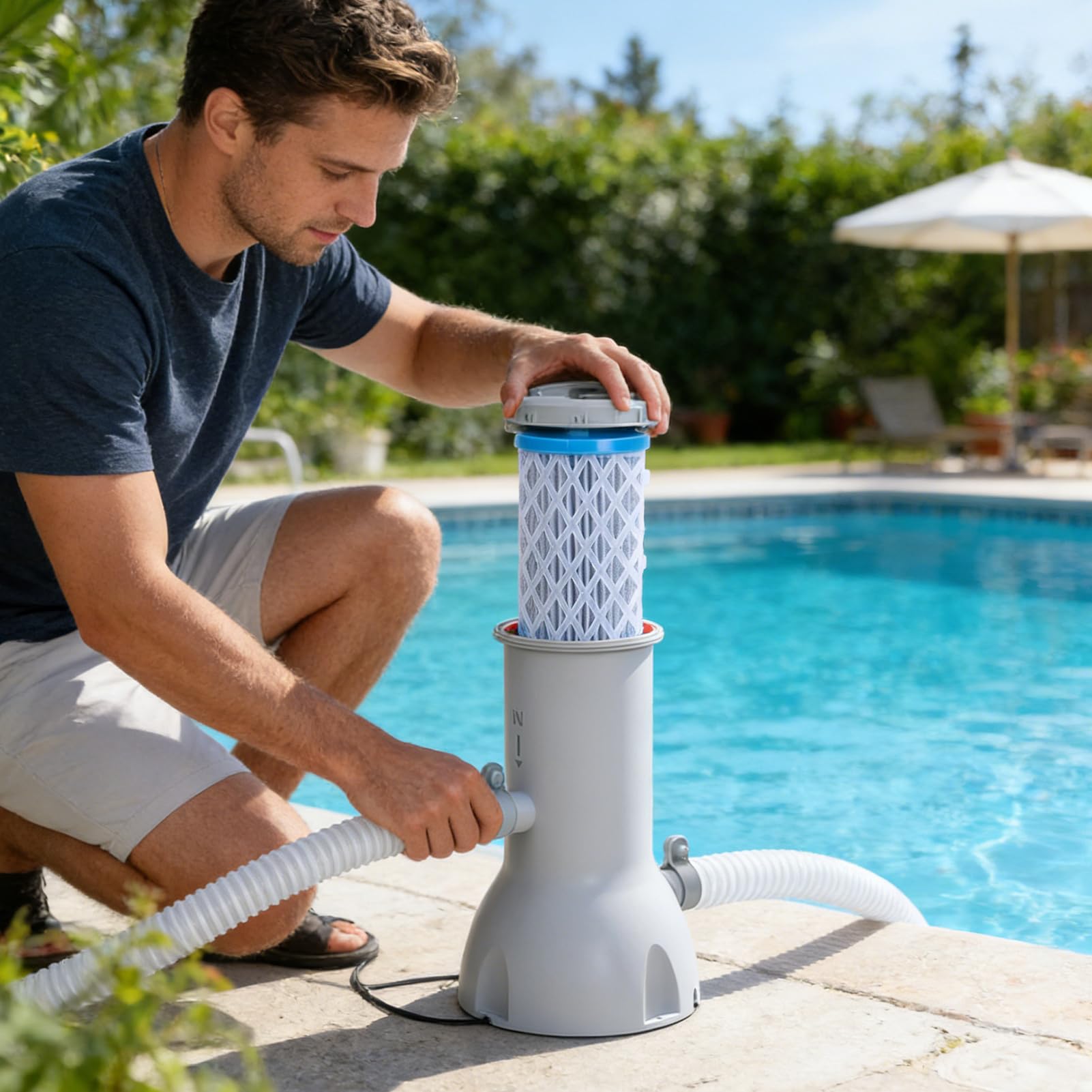 Filtre à cartouche pour piscine - Éléments de filtration,Filtration réutilisable pour pompe de piscine | Idéal Communauté, Hôtels, Résidentiels, Aire de Jeux, Camping, Cours