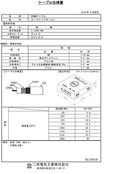 p*n様 同軸ケーブル　5C-FB(A) 100m 2巻　新品未使用 同軸ケーブル S-7C-FB-A 100m巻 黒色: |e431（いいしざい