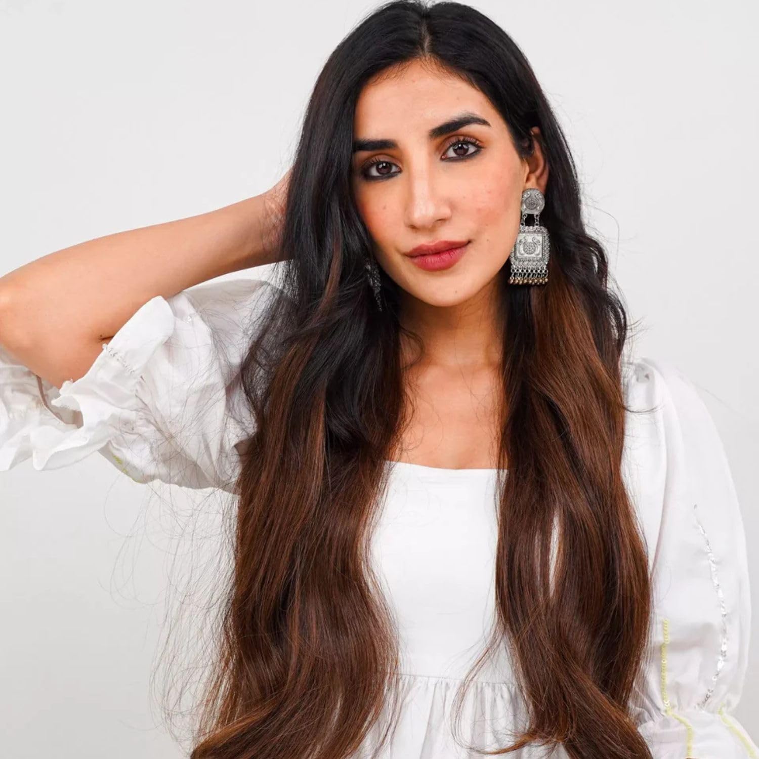 Nish Hair Women's Premium Extensions Parul’s Ombré Clip-in Set of 4 (24 Inch) – 100% Human Hair, Seamless Volume & Length - Review, Price and Buying Guide