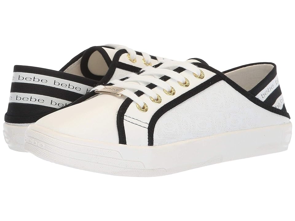 

Bebe Dacia (White) Women's Lace up casual Shoes