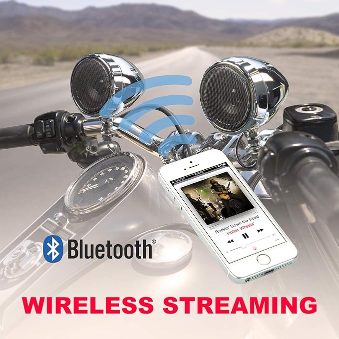 BOSS Audio Systems MC420B Parlantes para Moto de 3 Pulgadas con Amplificador miniatura 4