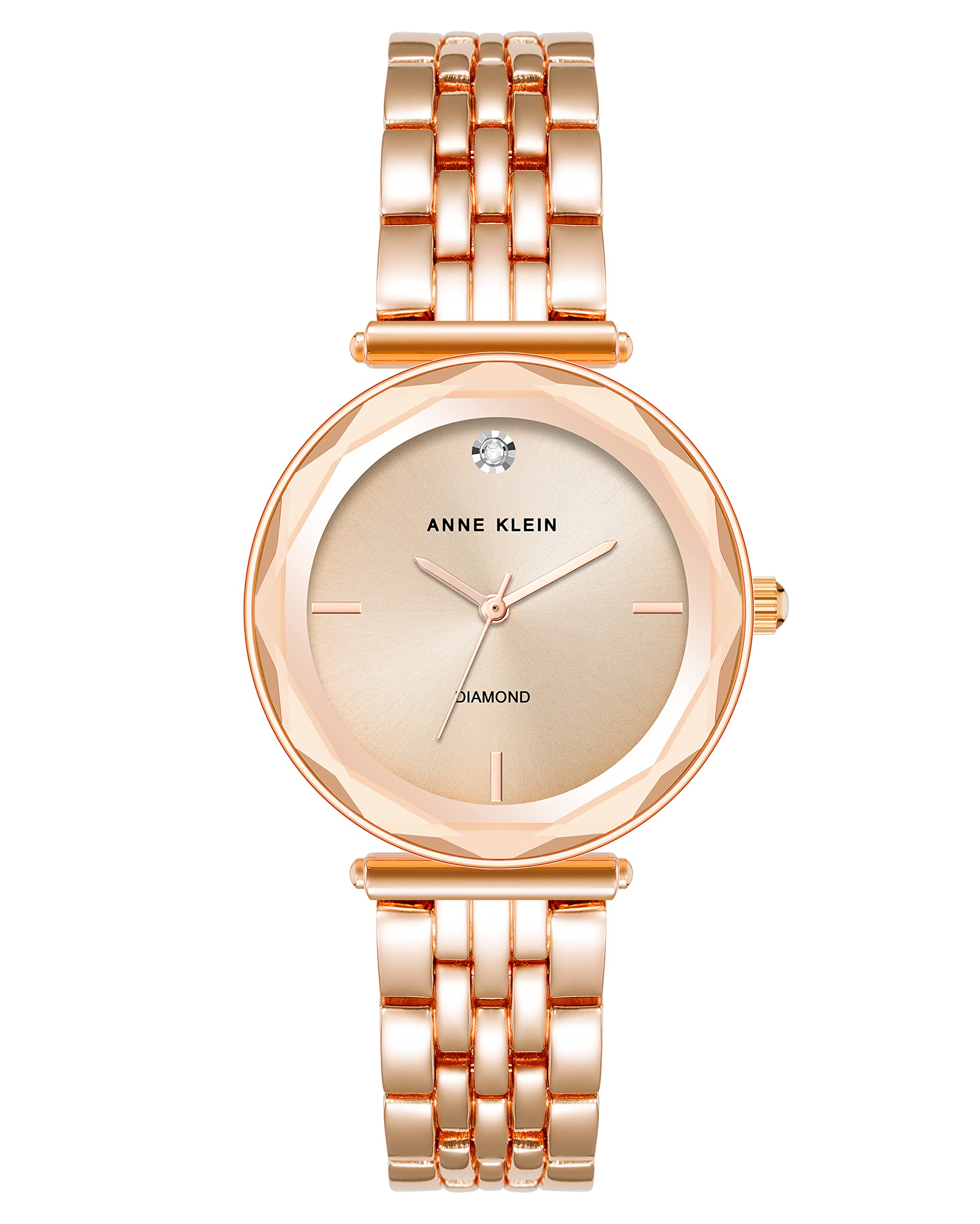 Anne Klein Women's Genuine Diamond Dial Bracelet Watch