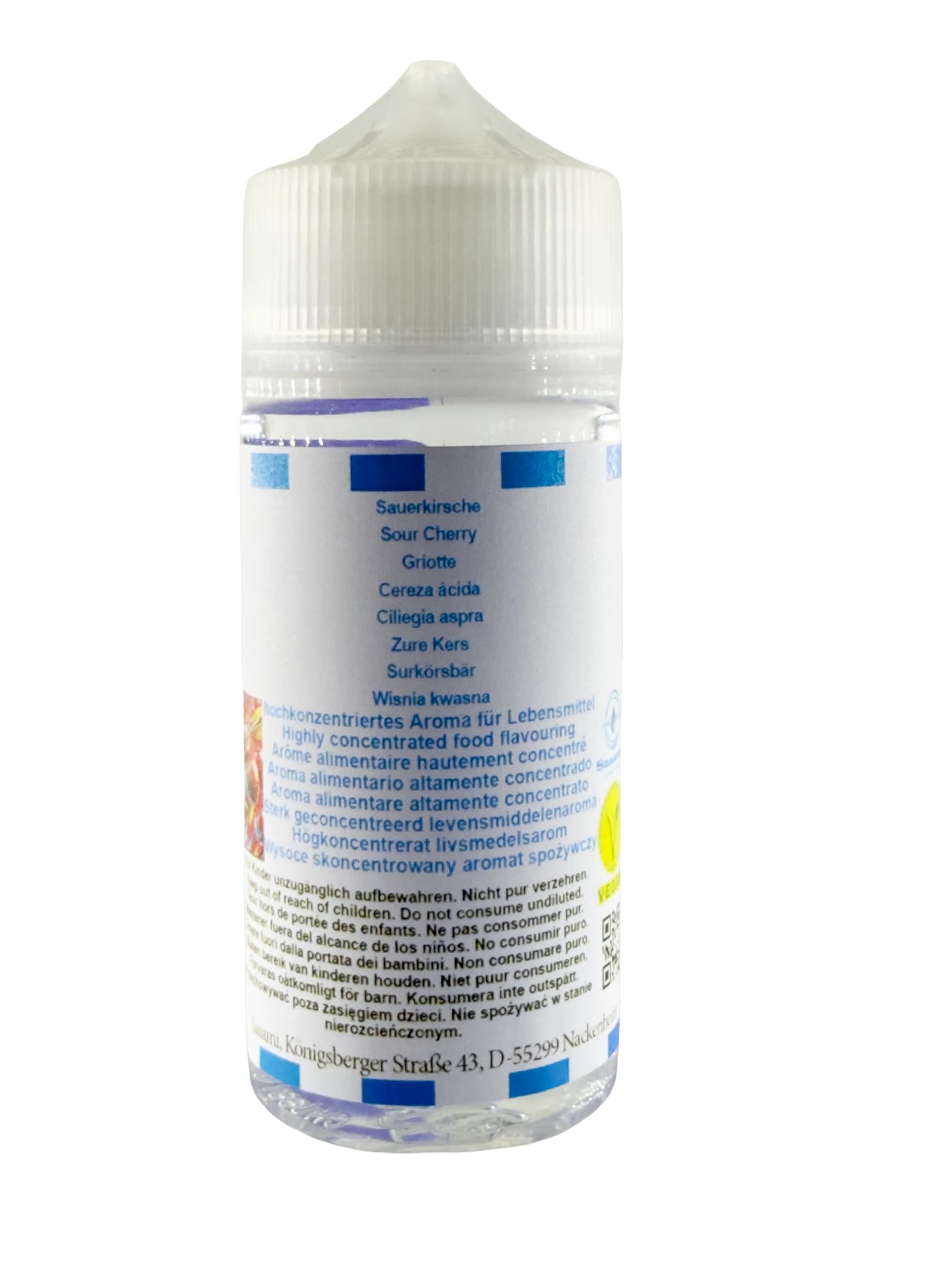 Cereza ácida Aroma Concentrado - Vegano - Sasami - 100ml