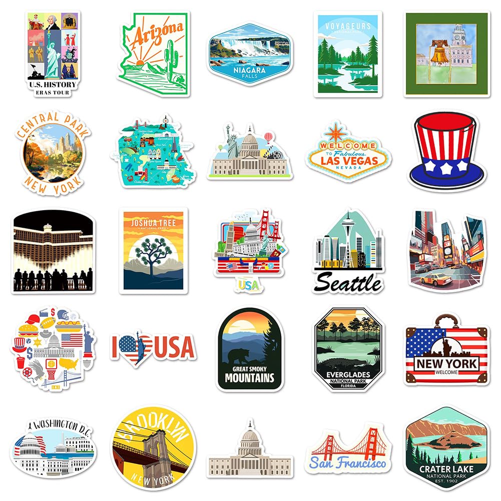 USA Stickers, Small - Image 3