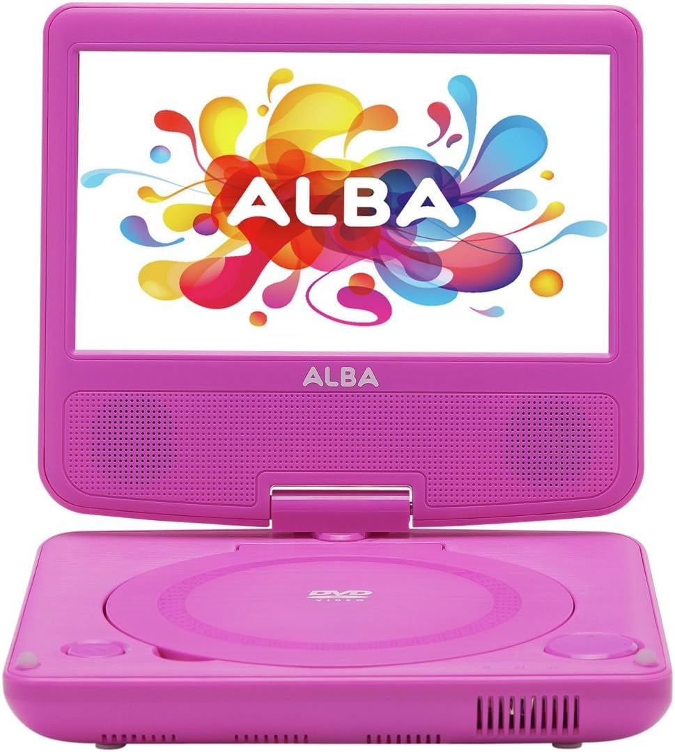 Alba 7 Inch Portable DVD Player - Pink