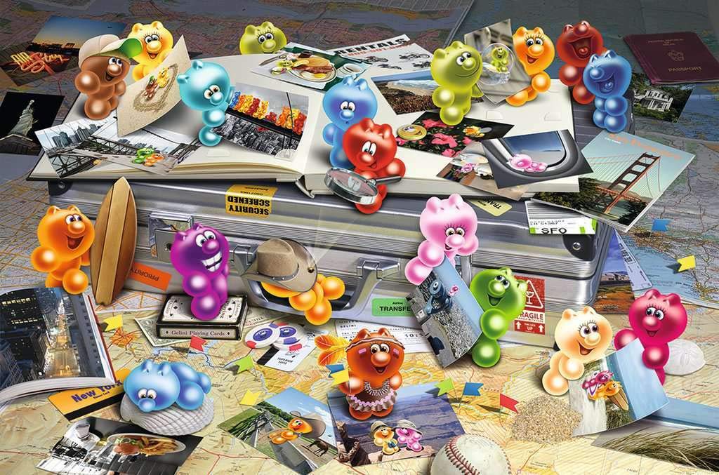 Ravensburger Puzzle 17064 - Gelini auf Reisen - 3000 Teile