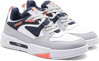 Sponsored Ad - ASIAN Men's TARZAN-11 Casual Sneaker Shoes with Synthetic Upper Lightweight Comfortable Mid Top Sneaker Shoes for Men's & Boy's