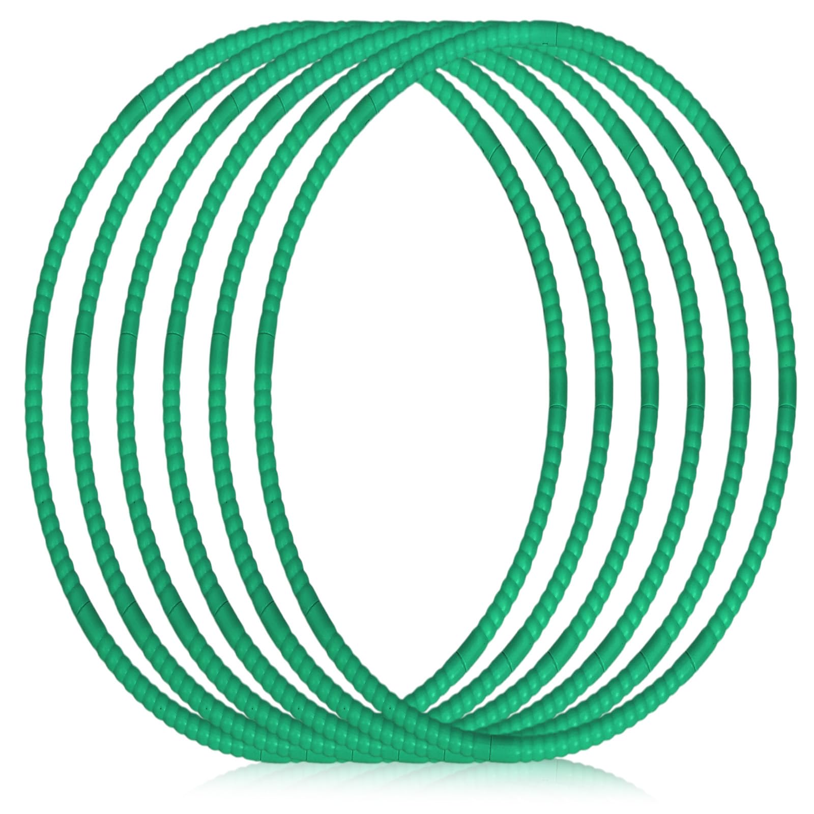 Shappy 6 Pcs Exercise Hoop Set Detachable Adjustable