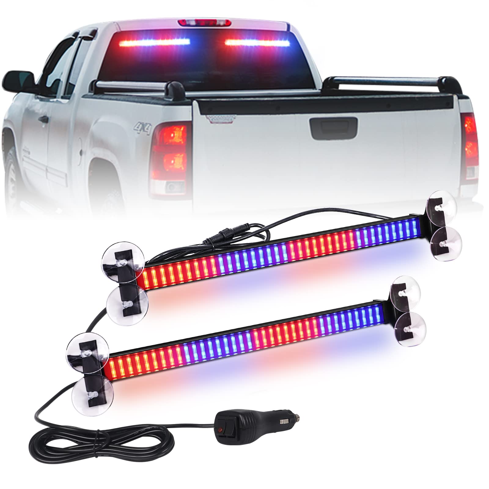 Buy XRIDONSEN 2 in 1 Emergency Strobe Police Lights Traffic Advisor