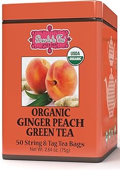 Amazon.com : Brew La La Organic Green Tea - Natural Ginger Peach