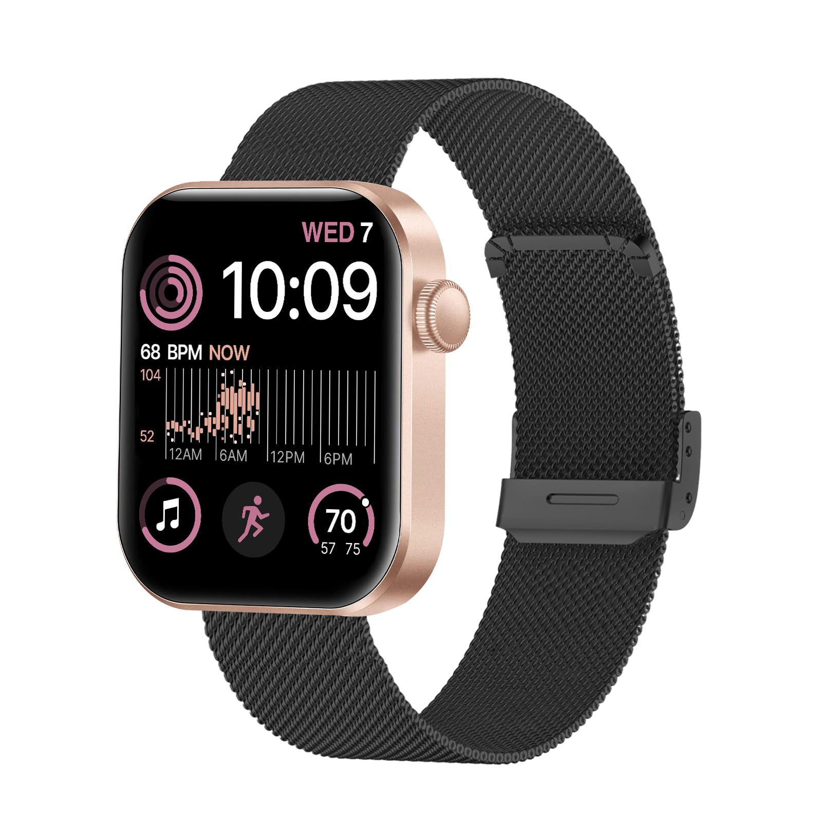 Smart Watch for Women Men Answer/Make Call,1.85"HD Screen Fitness tracker with Step Counter,140+ Sport Modes Smartwatch with Heart Rate Sleep Monitor,IP68 Waterproof Activity Tracker for Android iOS