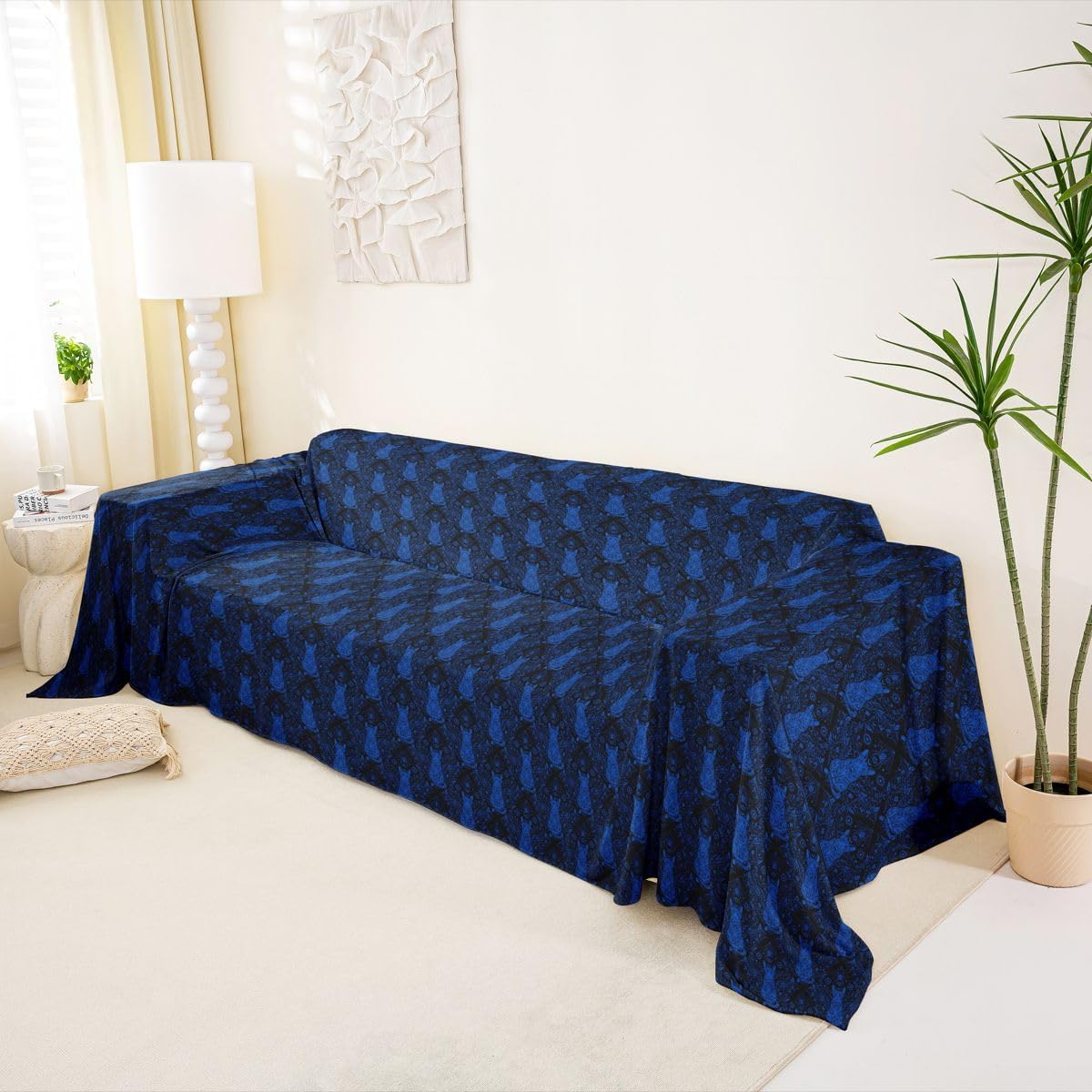 Erosebridal Gothic Boho Cat Couch Cover for Dogs
