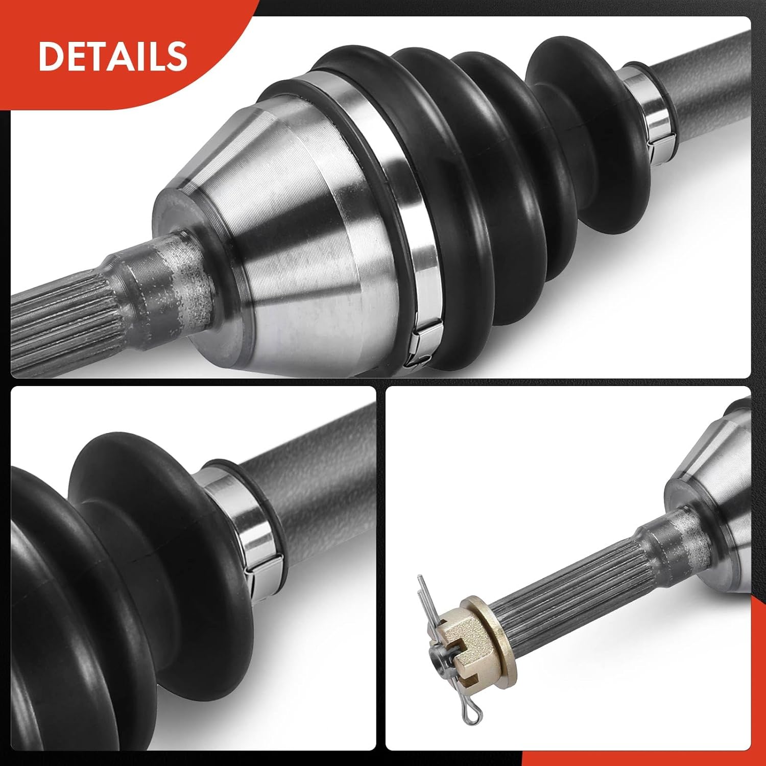 A-Premium CV Axle Shaft Assembly Compatible with Polaris Sportsman 400 450 500 700 800, Sportsman X2 500 700 800, 2006-2012, Front Left or Right, Replace# 1332501, 1332881, 1332656