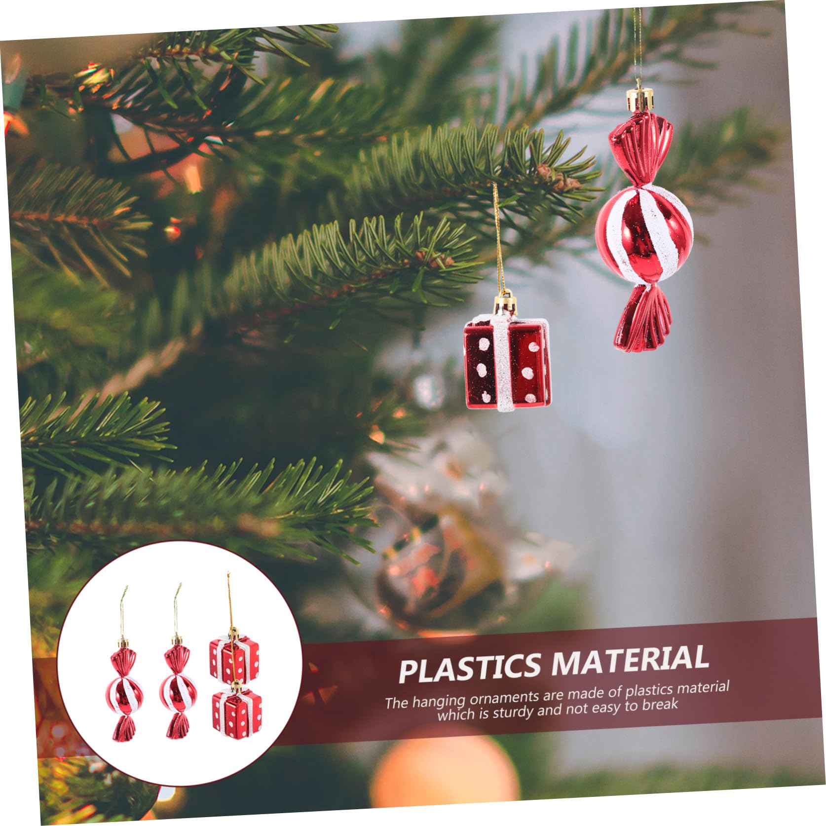 Gatuida 5 Pieds Décorations Noël Christmas Tree Xmas Tree Décoration De Noel Confiserie Noel Decoration Noel Decoration Fete Décoration Suspendue Pendentif Sapin De Noel Plastique 4pcs * 5