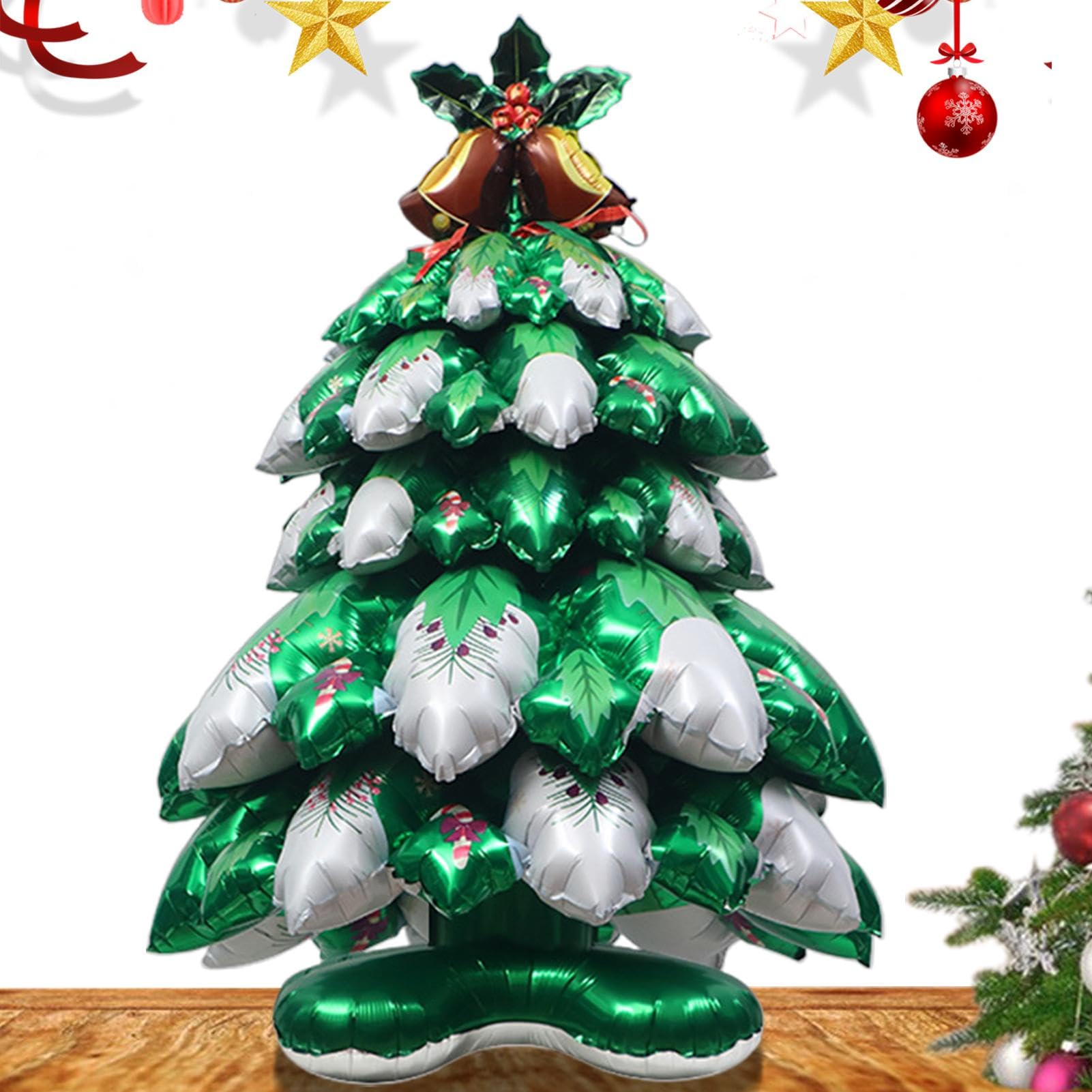 Amazon | 空気注入式クリスマスツリー、クリスマスツリーバルーン