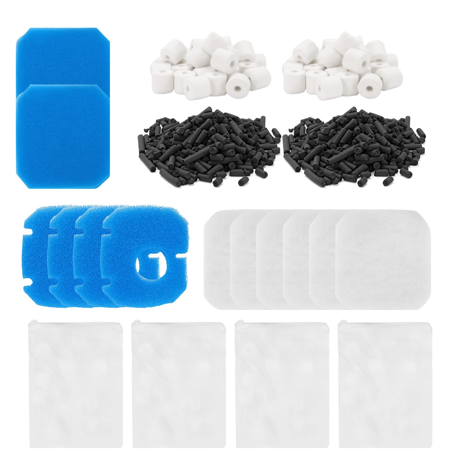 Anillo Ceramico para Filtro de Acuario, Medio de Filtro Ceramico